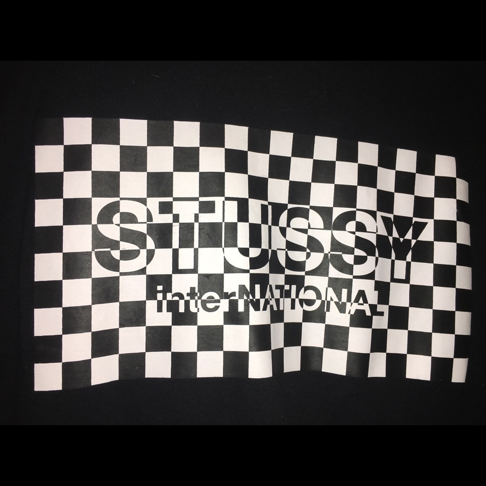 Black Stussy Long Sleeve
